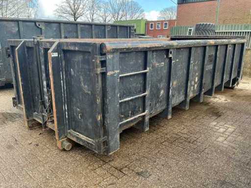 Élimination du conteneur de déchets