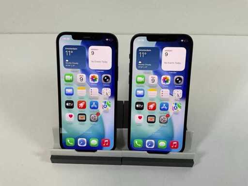 Apple iPhone 12 - 64 GB - Black (2x)