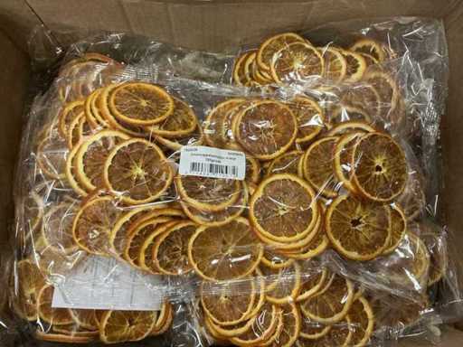 Fournée d’orange tranche orange 250 grains par sac (144x)