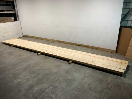 Regal Fichte 640x23,5x4 cm (8x)
