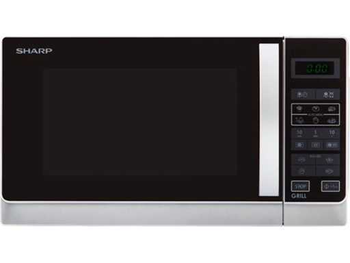 Sharp R642INW - Solo Magnetron - Grill - zilver