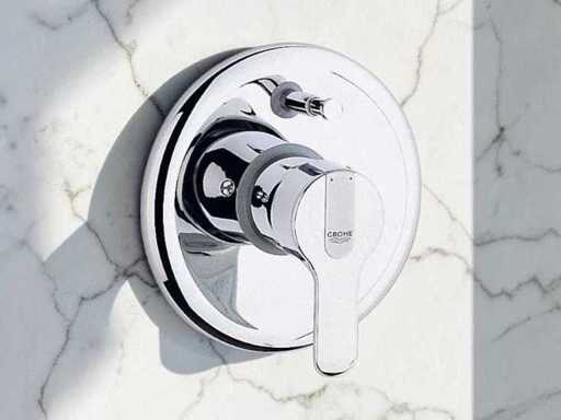 Grohe Eurodisc 19518000 Pièce intégrée à module de bain à levier unique