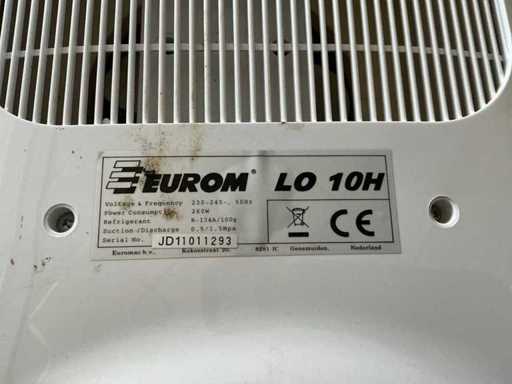 Déshumidificateur Eurom LO10H