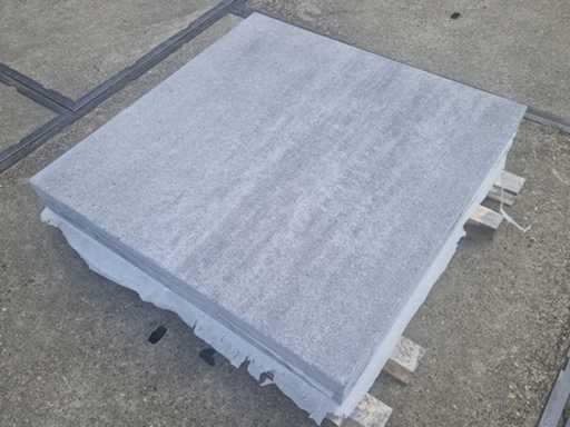 Tuintegels van beton (ca. 38m²)