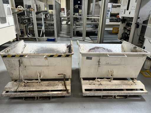 RMS SKS-50R 2 bennes basculantes / godet de ferraille