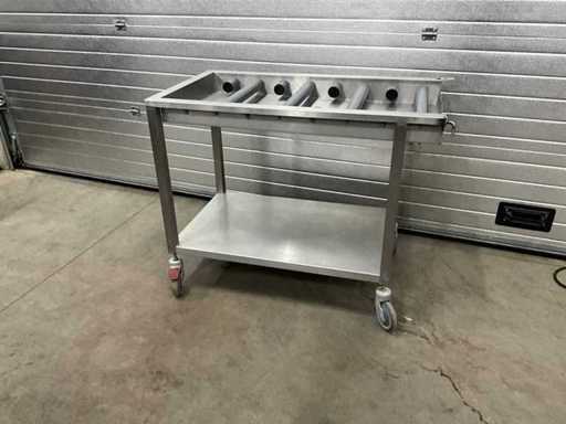 Edelstahl-Rollenförderband