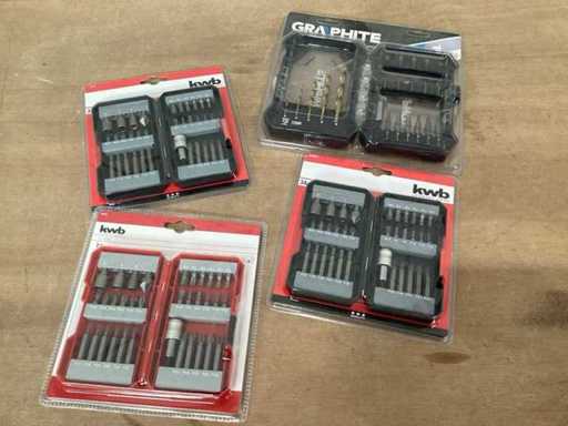KWB mix kavel bit- en borenset (4x)
