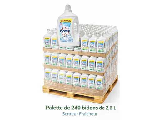 Pallet, consisting of 240, detergent cans, 2.6 l freshness, each