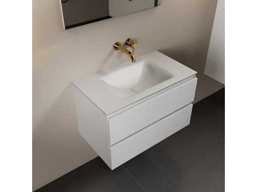 Dulapul de baie albe 80cm 