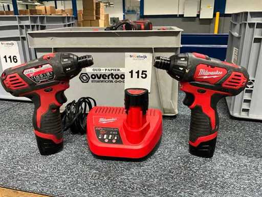 Milwaukee M12 BSD Screw Drill (10x)