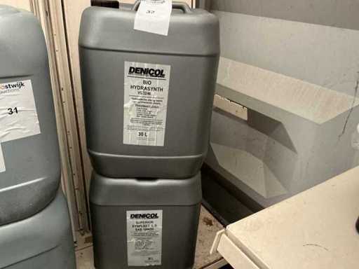 Denicol, Bio-Hydrauliköl VG 32/46+Dieselmotoröl SAE 10 W30