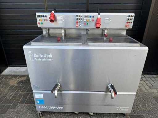 Kalte Rudi - E800/200 + 200 - Pasteurisatie machine