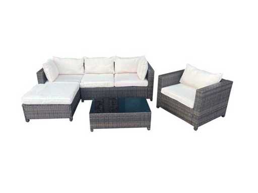 MaxxGarden 88717 Loungeset wicker 5 persoons