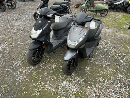 Peugeot en Sym Brommer (2x)