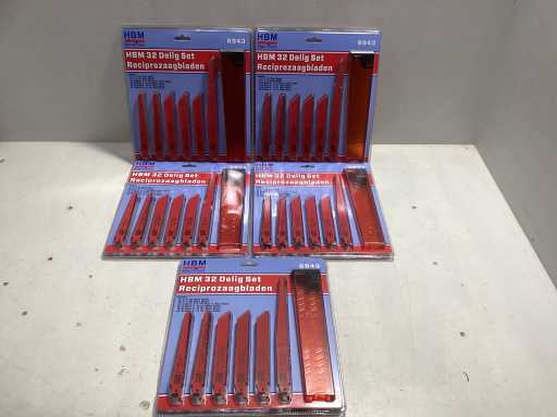 (3x) HBM 32 Delig Set Reciprozaagbladen