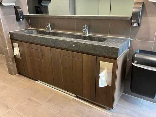 Ensemble de meubles de salle de bain 50 x 210 cm