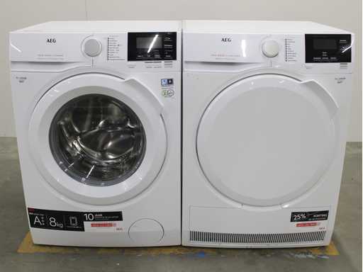 Seria AEG 6000 | Pralka Lavamat ProSense Technology & seria AEG 7000 | Suszarka bębnowa Lavatherm SensiDry Technology