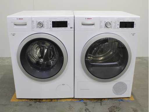 Bosch Serie|8 i-Dos WiFi Wasmachine & Bosch Serie|8 SelfCleaning Condenser Wasdroger
