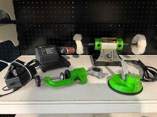 Precision polisher and belt sander for model making and detail