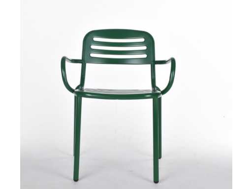 Lensvelt « Stefan Scholten » Chaise Loop 142 perforée avec accoudoir Chaise de réunion (6x)