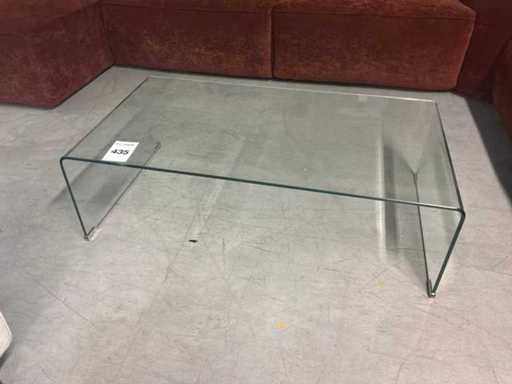Table basse en verre