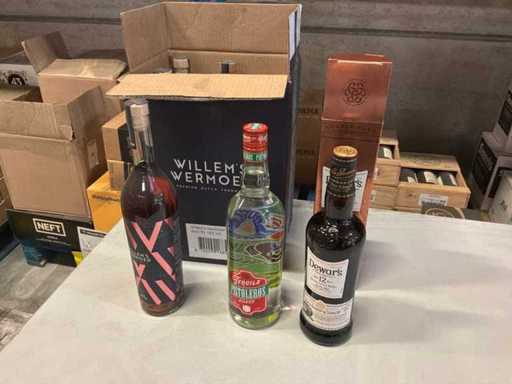 Festa di vermut, tequila e whiskey
