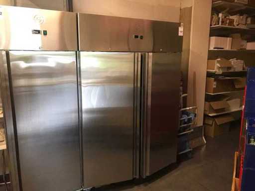Gram 1000 1000 26252 Stainless Steel 2-door Refrigerator
