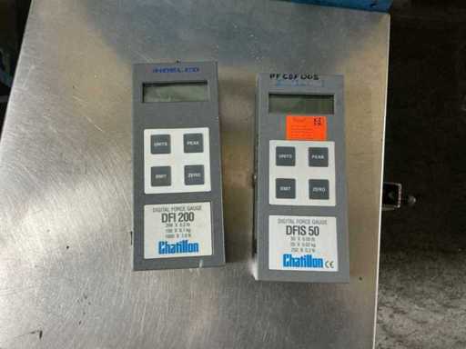 CHATILLON DFI 200/ DFIS 50 Digitales Kraftmessgerät (2x)