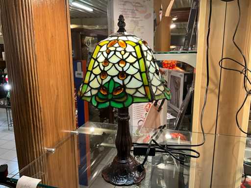 Tiffany Tafellamp met parels