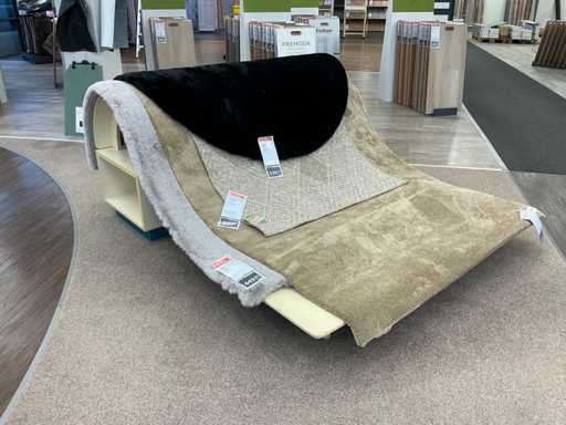 Holzteppich-Display (2x)