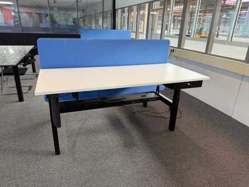 180x80cm - Elektryczne biurko typu sit-stand duo