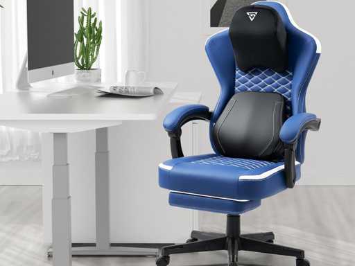 Gamingstoel - ergonomisch met verwarmde lendensteun