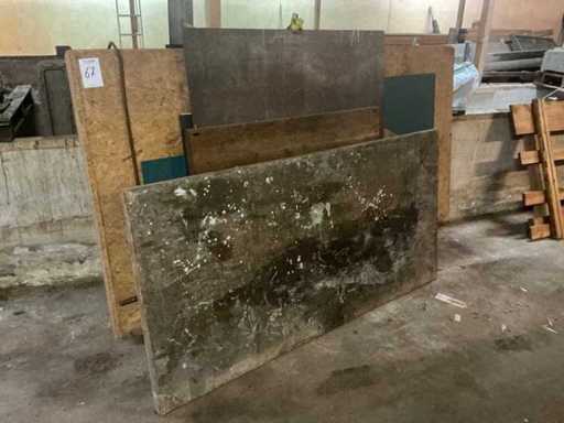 Partij plaatmateriaal