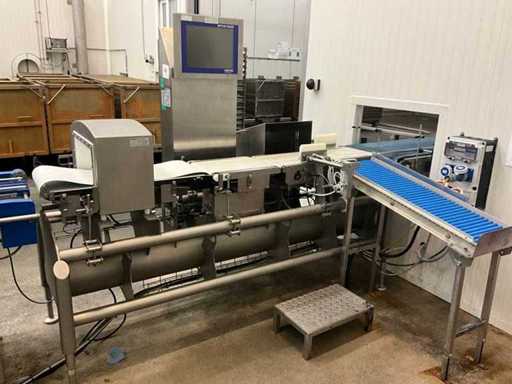Mettler-Toledo XS 3 CC Stainless Steel Metal Detector/Checkweigher Combination System