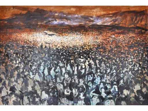 Hein Vandervoort - Bye bye sweetheart - oil on canvas - 136x202 cm