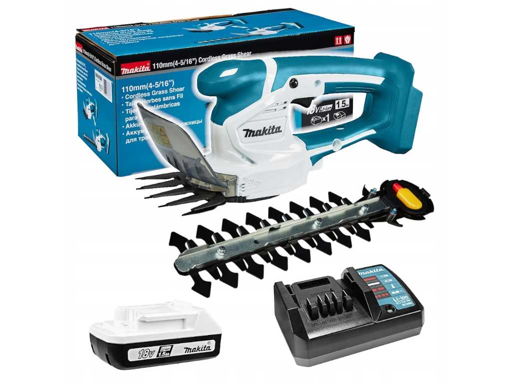 Makita - 18V UM110 grass & hedge trimmer incl. battery and charger 