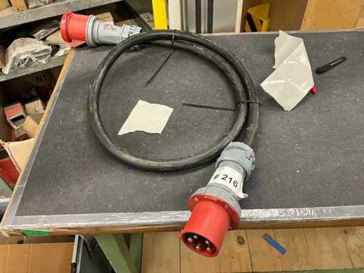 CEE 63 A Kraftstromkabel -1,5m lang