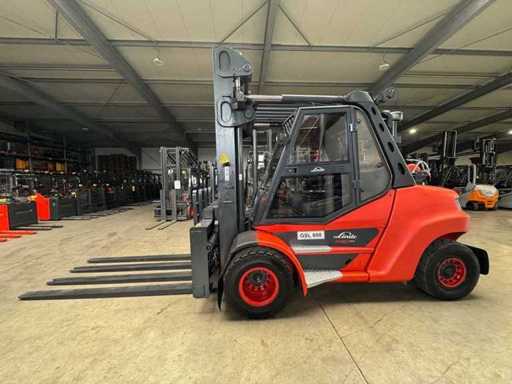 2019 Service+UVV 06/2027 Linde H80/900T EVO 8.000kg 3.+4. Ventil Gabelversteller Gasstapler Gabelstapler 14.824 Stunden