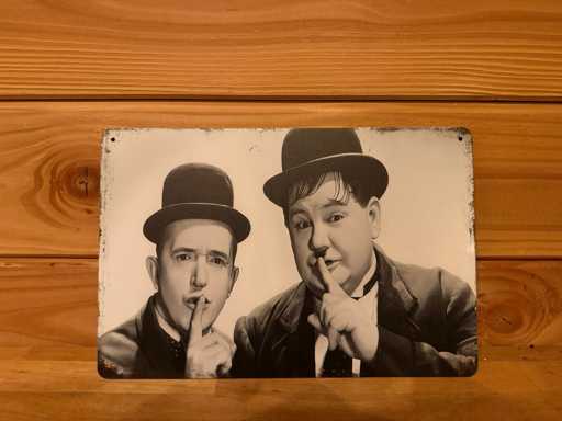 Metalen reclamebord 30x20cm