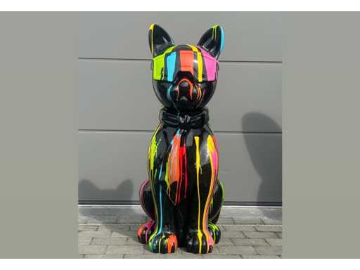 Cat / Kat met bril H120cm Black Trash