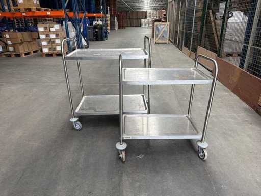 Serving trolley (2x)