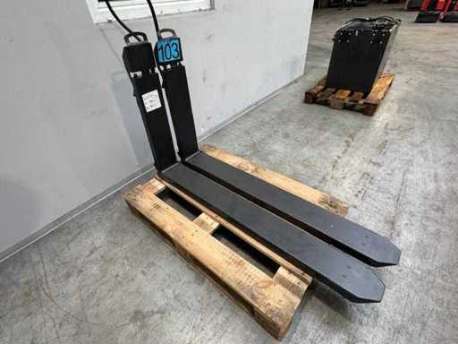 2017 Durwen FEM3 Forcelle telescopiche Forcelle idrauliche a spinta Forcelle 135-200cm 2.500-5.000kg