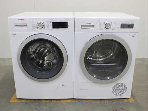 Bosch Serie|8 VarioPerfect Wasmachine & Bosch HomeProfessional SelfCleaning Condenser Wasdroger