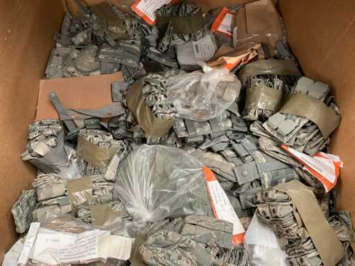 Lot of different pouches