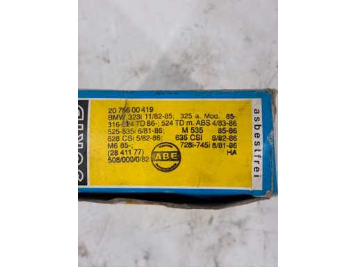 BMW - Remblokken - E24 E28 E30 -