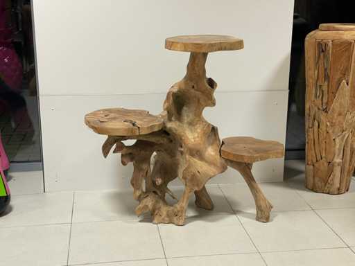 Treeplanter met 3 plateau's H100cm x L110cm