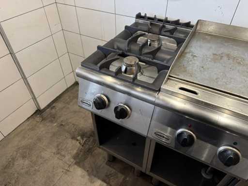 Combisteel - 2-burner gas stove