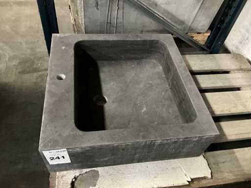 Chinese bluestone Washbasin solid bluestone (2x)