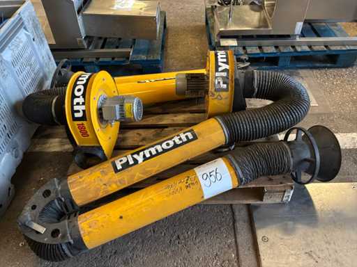 System usuwania oparów spawalniczych Plymoth 1800 (2x)