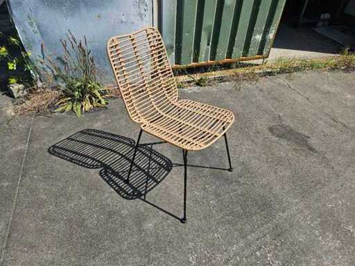 10x rotan stoel stapelbaar Flexfurn Palm